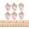 10Pcs Transparent Acrylic Pendants MACR-FS0002-08B-5
