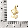 Brass Pave Clear Cubic Zirconia Pendants X-KK-G554-05G-03-3