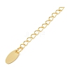 Brass Ends with Chain KK-D378-09G-03-2