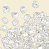 100Pcs ABS Plastic Imitation Pearl Beads OACR-LT0001-09-6
