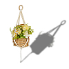 Wooden Plant Rack AJEW-WH20816-032B-6
