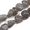 Natural Grey Agate Beads Strands G-L630-F01-01J-2