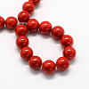Natural Dyed Mashan Jade Gemstone Bead Strands X1-G-R272-8mm-01-4