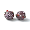 Handmade Bumpy Lampwork Beads FOIL-B001-08F-2