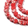Dyed Synthetic Imperial Jasper Beads Strands G-M403-A36-01-4