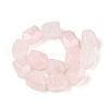 Natural Rose Quartz Beads Strands G-N342-142-2