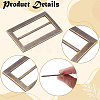 20Pcs Alloy Belt Buckles FIND-CL0001-37AB-6