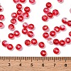 Baking Paint Transparent Colours Glass Round Beads SEED-L011-13A-04-4