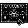 Printed Wood Pendulum Dowsing Divination Board Set DJEW-WH0324-076-1