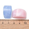 Two-Tone Imitation Gemstone Acrylic Beads AC-CBA7B05-19-3