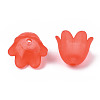 Transparent Acrylic Bead Caps FACR-N005-002H-3