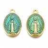 Brass Enamel Pendants KK-S345-179-T-2