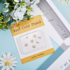 12Pcs 3 Styles Rack Plating Brass Beads KK-BBC0014-35-6