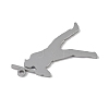 Non-Tarnish 304 Stainless Steel Pendants STAS-B062-01B-P-2