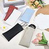 5Pcs 5 Colors Rectangle PU Leather Eyelasses Case AJEW-CN0005-63-4