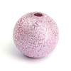 Spray Painted Acrylic Beads ACRP-Q018-8mm-003-2