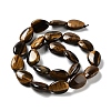 Natural Teardrop Tiger Eye Beads Strands G-L242-26-3