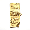 Ideas for Valentines Day Gifts for Him Zinc Alloy Love Note Pendants PALLOY-A15463-AG-FF-3