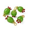 Handmade Lampwork Pendants LAMP-Z012-01G-02-1