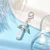 Angel Acrylic Imitation Pearl Pendant Decorations HJEW-JM02319-2