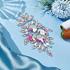 1Pc Brass Rhinestone Appliques DIY-FG0005-52A-5