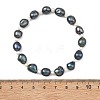 Potato Natural Cultured Freshwater Pearl Beads Stretch Bracelets for Women BJEW-JB13777-4