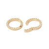 Rack Plating Brass Micro Pave Clear Cubic Zirconia Spring Gate Ring X-ZIRC-C040-25G-3