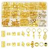 200Pcs Iron Hair Coil Cuffs X1-AJEW-SZC0021-02G-1