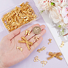 100Pcs Bowknot Alloy Pendants & Links Sets Charms FIND-GA0004-85-3