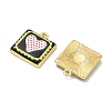 Printed Brass Pendants KK-CBAF9BC-10G-06-2