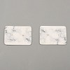 Rectangle Earring Display Cards EDIS-WH0031-16-1