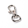 Alloy Swivel Lobster Claw Clasps FIND-WH0070-80B-1