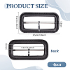4Pcs Leather Buckles FIND-PH0038-70A-2