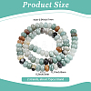 2 Strands Natural Flower Amazonite Beads Strands G-PA0001-86-2