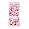 Transparent Acrylic Rhinestone Sticker DIY-WH0067-03D-1