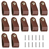 Gorgecraft 12 Sets Leather Handle DIY-GF0004-64-1