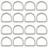 304 Stainless Steel D Rings STAS-CP0001-05B-1
