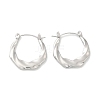 Non-Tarnish 304 Stainless Steel Hoop Earrings for Women LS-EJEW-G364-02P-1