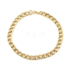 304 Stainless Steel Cuban Link
Chain Bracelets for Women BJEW-F527-06G-4