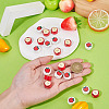 20Pcs 2 Styles Christmas Theme Handmade Porcelain Beads PORC-TA0001-54-6