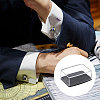 Transparent PS Plastic Cufflink Packaging Boxes CON-WH0110-023-6