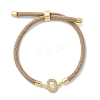Adjustable Nylon Cord Bracelets BJEW-C096-01G-15-4