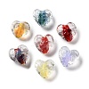 Handmade Transparent Lampwork Beads LAMP-F045-03-1
