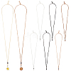 10Pcs 5 Colors Waxed Polyester Cord Adjustable Necklaces Making AJEW-SC0004-32-7