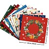 Christmas Pattern Scrapbooking Paper Pads Set STIC-C010-34C-1