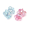 40Pcs 8 Colors Transparent Acrylic Pendants MACR-FP0001-14-3