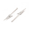 Rack Plating Alloy Big Pendants PALLOY-E025-10P-2