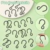 90Pcs Iron S-shape Hooks IFIN-SP0001-47-3