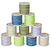 Gorgecraft 10 Rolls 5 Colors Gradient Color Nylon Chinese Knotting Cord NWIR-GF0001-04-1