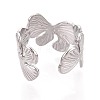 304 Stainless Steel Cuff Open Rings for Women RJEW-N052-12P-3